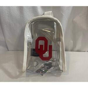 University of Oklahoma Clear stadium cross body bag 7.5X5.5